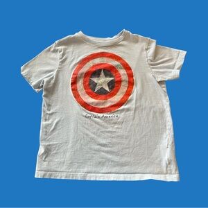 Marvel Captain America ;Boys short-sleeved t-shirt size (8)